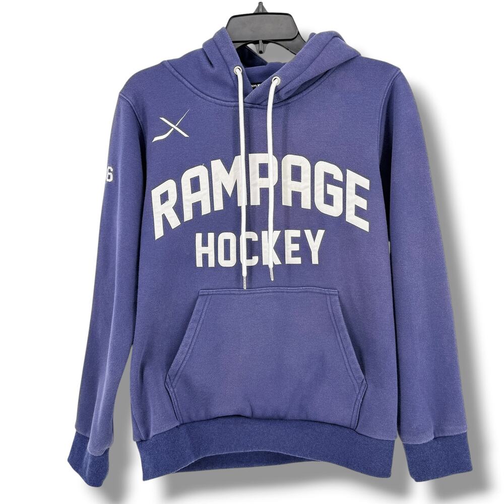 Jerseys Colorado Rampage Hockey Hoodie Mens Sz Small Pullover Sweatshirt